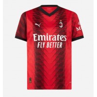 Camisa de time de futebol AC Milan Rafael Leao #10 Replicas 1º Equipamento 2023-24 Manga Curta